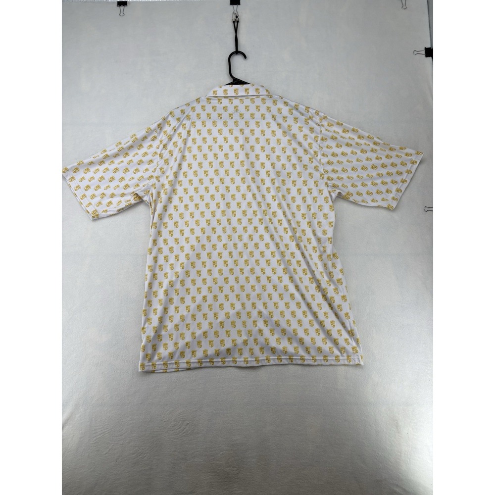 Nola Gold Major Rugby Paladin Shirt Sleeve Button Up Shirt - Picture 2 of 16